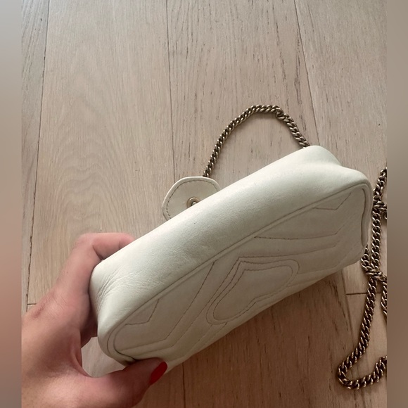 Gucci white super mini marmont - Picture 4 of 7